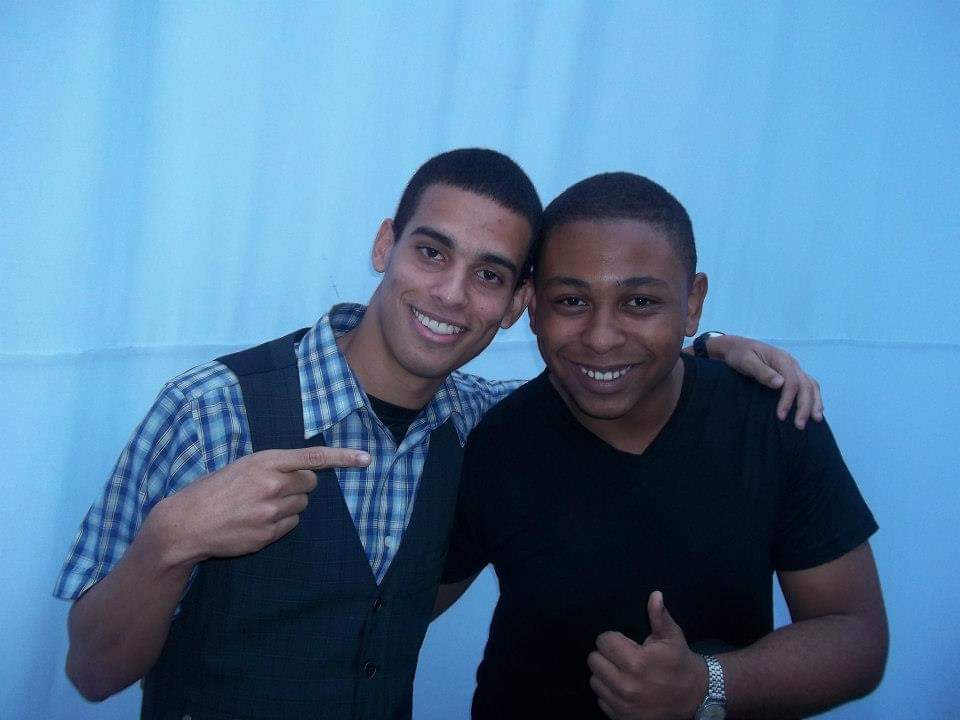Jonathan Cruz e o rapper e missionário Rafael Motta (2013)